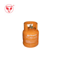 Bouteille de gaz LPG de cuisson portable de 2 kg du marché du Moyen-Orient